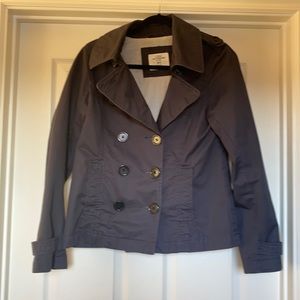 Logg by H&M. Women’s navy double breasted jacket. European size 36 (USA Small)
